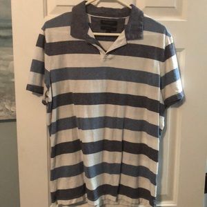 L men's banana republic dress polo